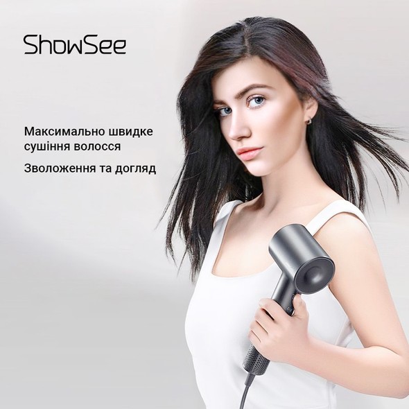 Фен Xiaomi Showsee A18 Black Sh-A18-EU фото