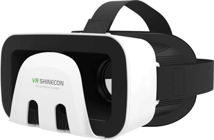 Очки-шлем виртуальной реальности Shinecon VR SC-G03B, white SC-G03B фото