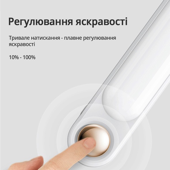 Світлодіодний нічник з акумулятором INSPIRE K620 3.5Вт 6000К USB 5V K620 фото