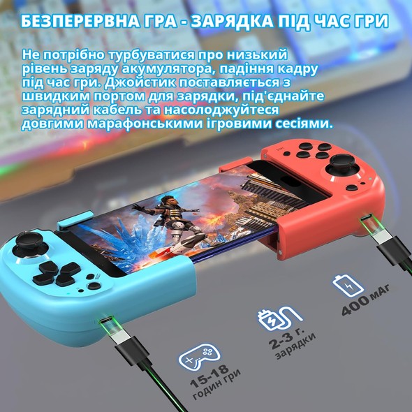 Бездротовий геймпад Mocute 061 для смартфона iPhone/Android Mocute-061 фото