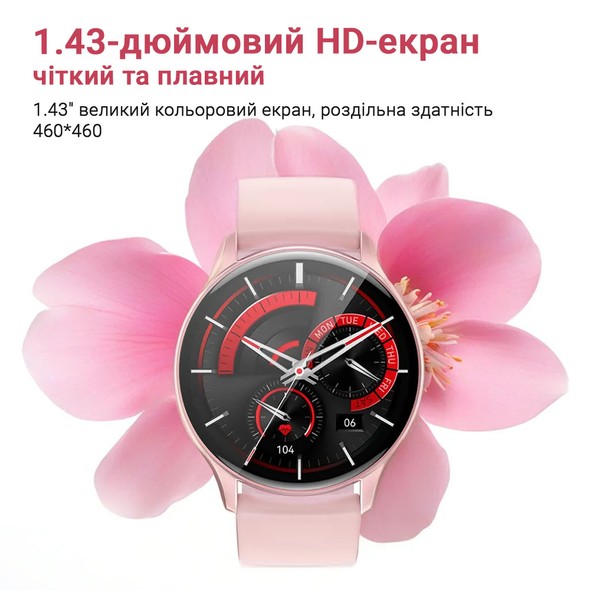 Смарт-годинник Hoco Y15 Amoled Pink Hoco-Y15P фото