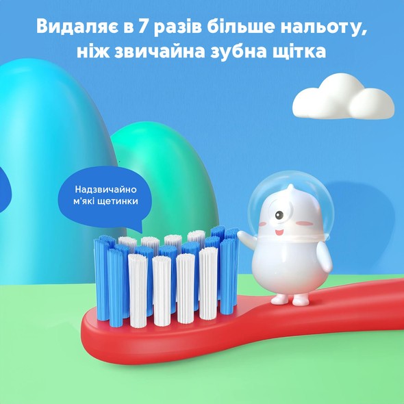 Дитяча електрична зубна щітка Bitvae Smart K7S Kids blue K7S-b фото