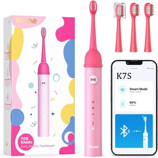 Детская электрическая зубная щетка Bitvae Smart K7S Kids pink K7S-p фото