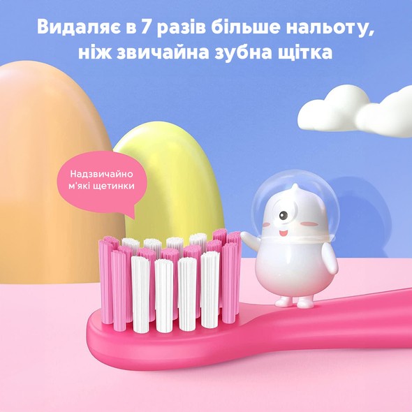 Дитяча електрична зубна щітка Bitvae Smart K7S Kids pink K7S-p фото