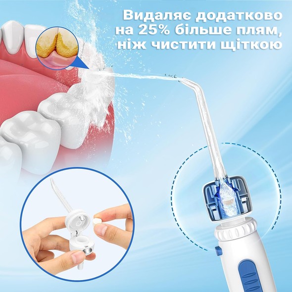 Іригатор H2OFloss HF-9 White H2O-HF9 фото