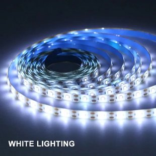 Світлодіодна стрічка з датчиком руху INSPIRE LED USB 5V 4W 6000К холодний 1m 60led Ins-6000-1m фото