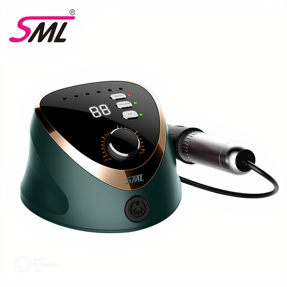 Фрезер для маникюра SML Nail Sander M12 с педалью зелёный SML-M12GR фото