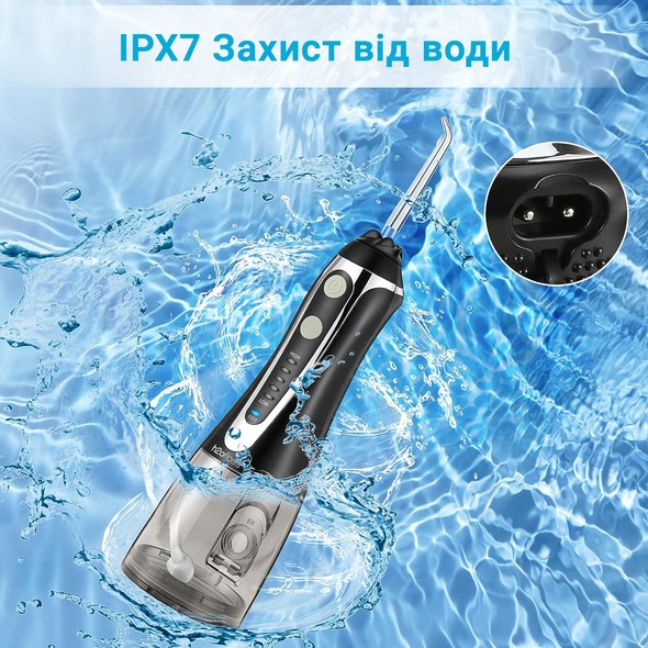 Іригатор H2OFloss HF-2 black H2O-HF2-black фото