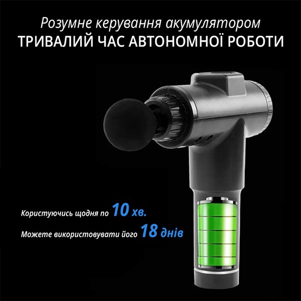 Масажер перкусійний INSPIRE BISD-6608 24W 1800mAh BISD-6608 фото