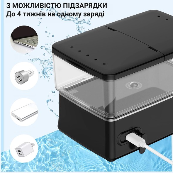 Іригатор H2Ofloss HF-3pro black H2O-HF3pro-black фото