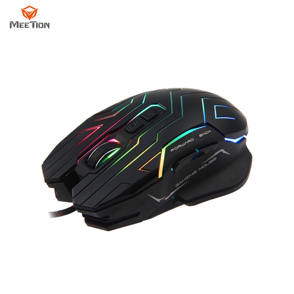 Миша MeeTion GM22 RGB USB Black Mee-GM22 фото