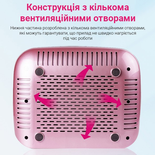 Вытяжка для маникюра SML C-1 65 Вт Pink SML-C1PNK фото